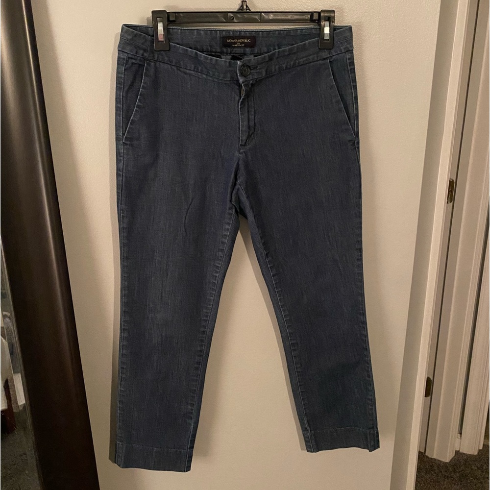 Banana Republic fitted mid ankle pants. Size 27/4. Hampton Fit